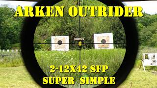 Arken Outrider 2-12x42 SFP A Simple Duplex Hunter - First Person RePew