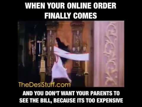 when you order finally comes