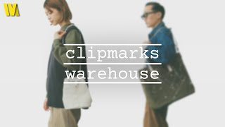 【新取り扱いブランド】clipmarks warehouse | ミルスペックの生地を使用したこだわりの「豊岡製」国産バッグ オーダー開始！