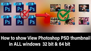 PSD Thumbnail Viewer Best and Easy way By fakira photoshop screenshot 2