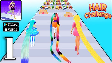Hair Challenge Gameplay Walkthrough Part 1 All Levels 1-18 (Android & iOS) New update