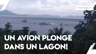 IMPRESSIONNANTES images d'un avion qui plonge!