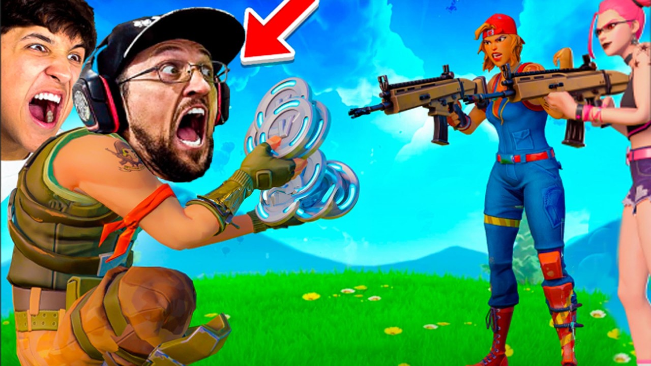 Team With me in Fortnite = Get Free Vbucks