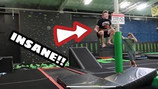 INSANE 13 year old does DOUBLE BACKFLIP!!!