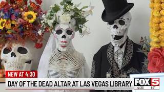 Day of the Dead Altar at the Sahara West Library