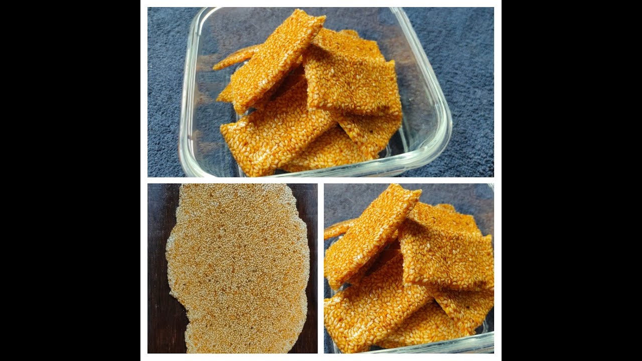 Tiler khaja//Sesame seed snack//Til chikki recipe in bengali YouTube