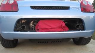 Toyota MR2 Spyder w/ Grille Exit Dual Exhaust