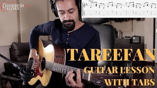 Tareefan Reprise - Guitar Lesson with TABS - Chandresh Kudwa Tareefan Reprise - Guitar Lesson with TABS - Chandresh Kudwa
