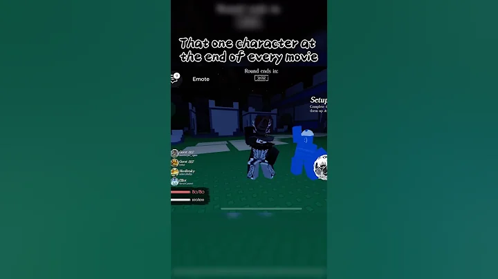 That one character at the end of every movie:  |  #forsaken #twotime #builderman #roblox #guest1337