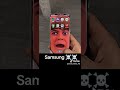 iphone vs Samsung #skull #dam