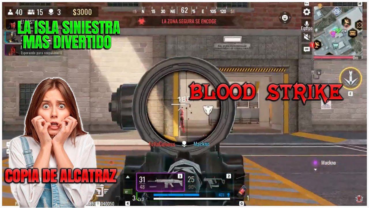 👍BLOOD STRIKE COPIA EL MAPA DE REBIRTH ISLAND ALCATRAZ COD MOBIL DE ...