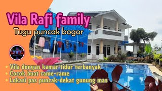 vila RAFI FAMILY tugu puncak bogor, banyak kamarnya!dekat wisata gunung mas,cocok buat rame²#villa