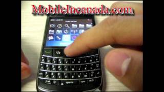How to enter unlock code on Bell Blackberry Bold 9700 - www.Mobileincanada.com