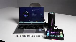 Pupgsis T12S: 4 Custom Sound Pads, 48V Phantom Power, Bluetooth &amp; Zero-Latency Monitoring