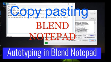 How to copy paste in BLEND NOTEPAD, Also works in rt/rt++ / rtx , .wrt ,.rtx 100% ACCURACY