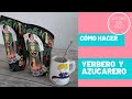 Cómo hacer yerbera y azucarera de tela