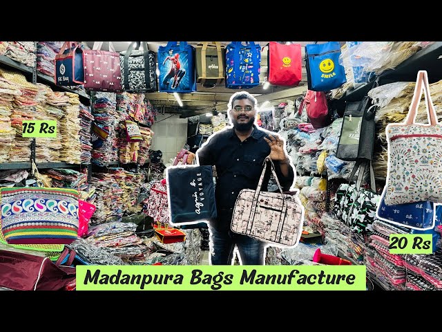 Ladies Purse Wholesale Market | Laptop Handbag | Bags Manufacturers in  Mumbai | Madanpura Bags - YouTube