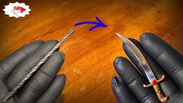 Turning the drill bit into a beautiful little sword