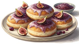 From Dough to Delight: Crafting Perfect Donuts with Figs Jam Filling #DonutsWithFigsJam, #Culinary