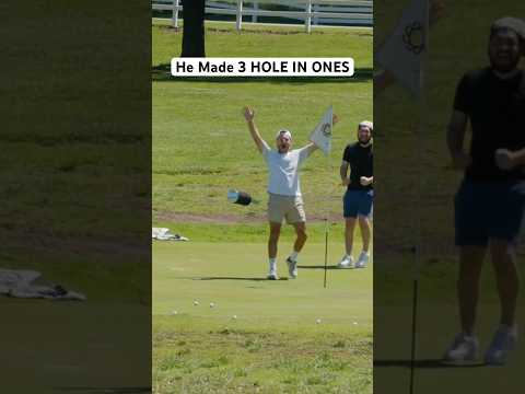 3 Hole in One’s in 1 Round of Golf 😳