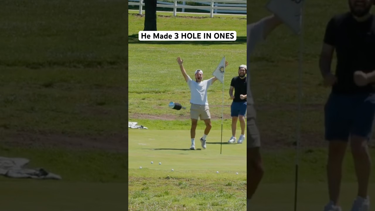 3 Hole in One’s in 1 Round of Golf 😳