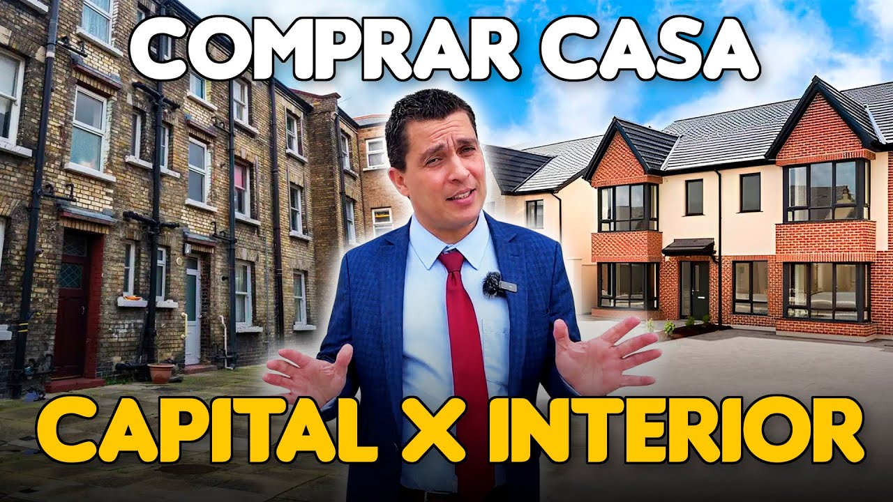 Comprar casa na Irlanda: Capital ou Interior? MESMO PREÇO!!