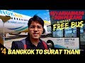 NOK AIR: Bangkok to Surat Thani | FREE BUS: Suvarnabhumi to Don Meuang Airport