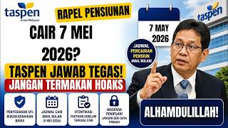 RESMI! Taspen Buka Suara Soal Rapel Gaji Pensiunan PNS Mei 2026 – Cair Sebelum 7 Mei 2026?