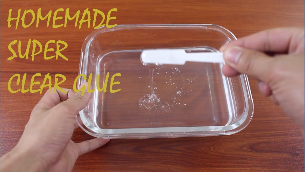 Homemade clear glue, clear glue making