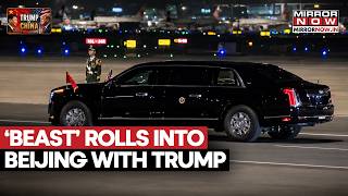 Trump Lands In China As US President Fortress “BEAST” Rolls Through Beijing Amid Tight Security