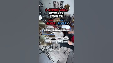 How to Play a Five Stroke Roll like a PRO🥁