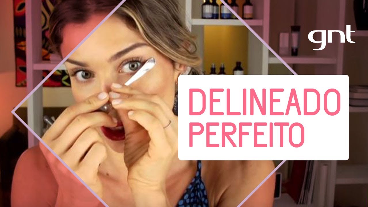 Truque de delineado perfeito com uma colher | Dicas da Grazi | Dicas da Grazi