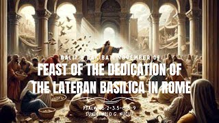 Dalit a Pakibat: November 09: Feast of the Dedication of the Lateran Basilica in Rome | ALC Version
“Ding batis ning metung a ilug babie lang kasñgauan king siudad ning Dios,
ing pakasautan ning kakataskatasan!”
Psalm 46:2-3, 5-6, 8-9
Gospel: John 2: 13-22
Sunis: Nilo G. Nucup
Migkanta: Jason C. Sampang
#cdcmusicministy #musician79nilo Dalit a Pakibat: November 09: Feast of the Dedication of the Lateran Basilica in Rome | ALC Version