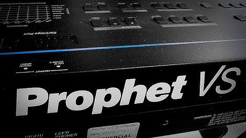 Sequential Circuits Prophet VS Synthesizer (1986)  "In Balance"