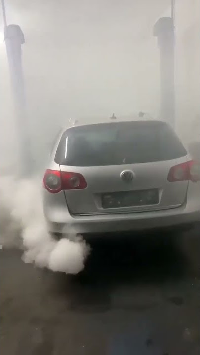 How do you fix white smoke from exhaust? #shorts