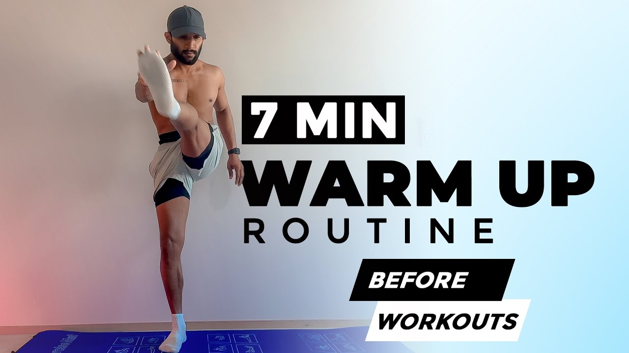 WARM UP ROUTINE 7MIN BEFORE WORKOUTS - Quick and Effective - YouTube