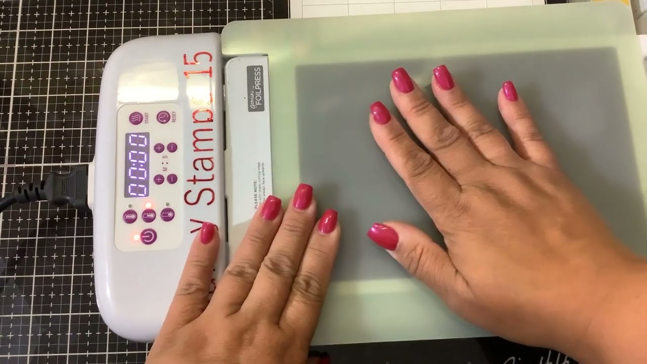 Basics of turning on the  Foilpress and using it in the Gemini or Gemini Jr