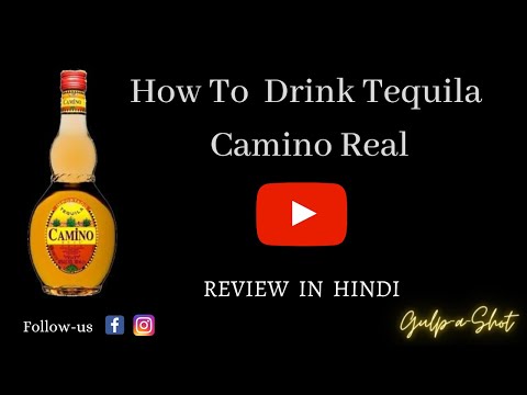 Como beber tequila Camino Real MEXICAN BEBIDA
