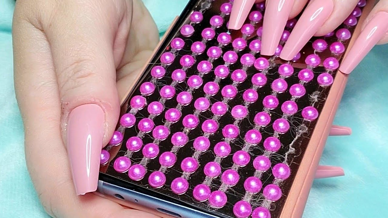 ASMR Fast Aggressive Textured Scratching-No Talking(Random Items)Long Nails