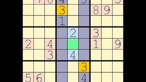 How to Solve Washington Times Sudoku Difficult  18 April, 2024