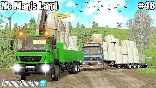 SELLING SILAGE BALES and Oats Soil | Farming Simulator 22 No Man's Land Episode 48