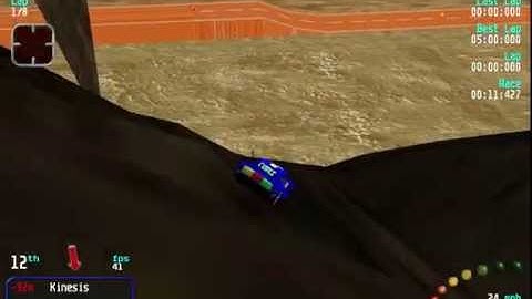 Re-Volt Custom Track Mountain Desert GP by QJN, Off Road Driving