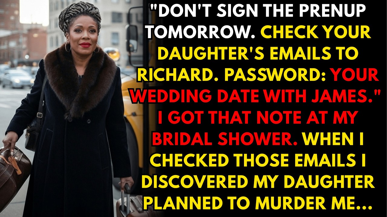 I got a note at my bridal shower saying 'Don't sign the prenup'—what I discovered destroyed me…