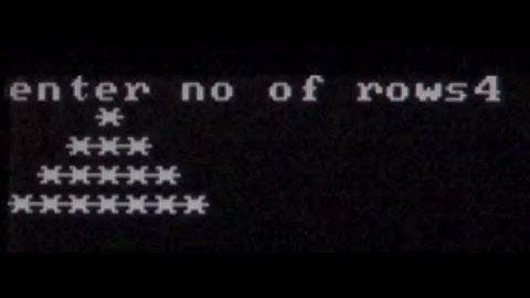 C Program to Print Star Pattern |  Lec-24 |C Programming Tutorial in Hindi