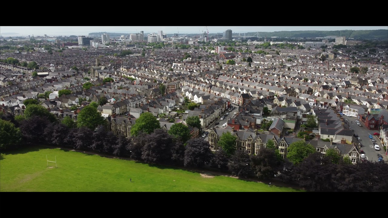 Drone footage |Roath Park| Cardiff |City|