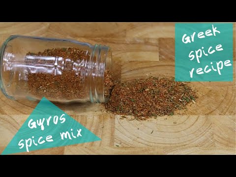 How to make gyros spice mix