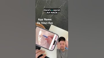 Augmented Reality Drawing tool helps you draw with AR. Learn to Draw #davincieye #art #ardrawing