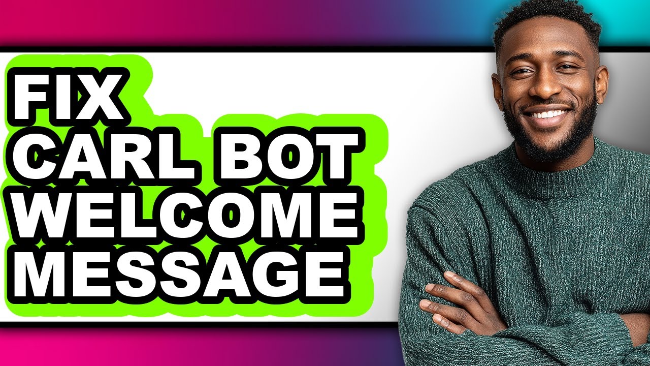 Carl Bot Message Types Template How to Fix Carl Bot Welcome Message (full Guide) - YouTube