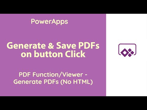 PowerApps - PDF