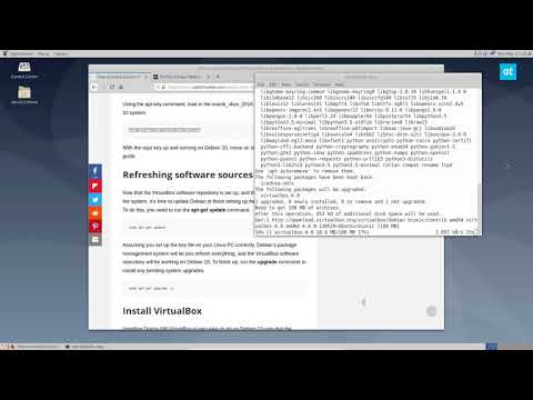 How to install Oracle VM Virtualbox 6 on Debian 10